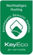 Nachhaltiges Hosting durch Keyeco