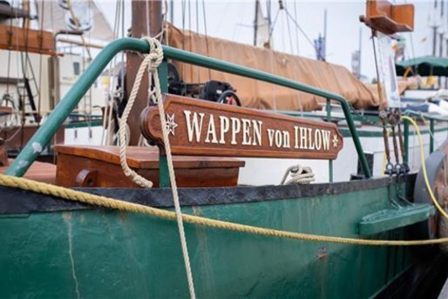 Segel hissen für die Zukunft  der Seetjalk "Wappen von Ihlow"